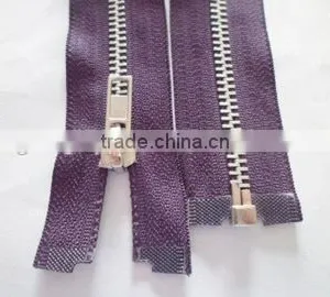 5# Metal Zipper Aluminum Teeth Zipper Open End Zipper Auto-lock Slider Zipper Jacket Zipper thumbnail-3