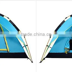 Polyester Fabric and 3 - 4 Person Tent Type Auto Open Tent thumbnail-2