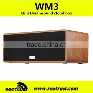 Wooden HiFi Smart Wifi Speaker Support DLNA, Airplay,MiMO,300M Wifi for Music Pushing via APP thumbnail-1