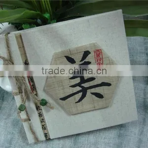 Calligraphy Hard Cover Kraft Paper Notebook thumbnail-1