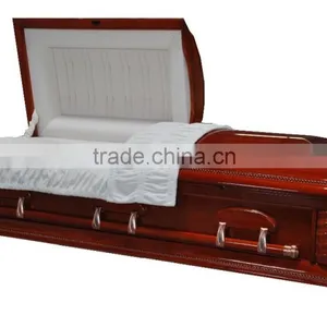 Cherry Venner Casket High Quality Funeral Supplies thumbnail-1