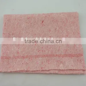 Stitch Bonded Nonwoven Pink Color 100%cotton Floor Cleaning Cloth thumbnail-2