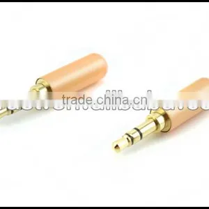 Audio Gade OEM Hi End Gold Plated 3.5-Y Gold Plated 3.5MM Male Headphone Terminal Yellow thumbnail-3
