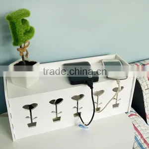 New Arrival Fashion Safety Socket Outlet Board Container Cables Storage Organizer Case Box thumbnail-5