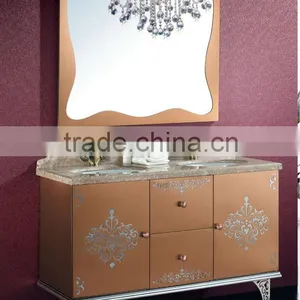 Bathroom Furniture Double Sinks Bathroom Cabinet thumbnail-1