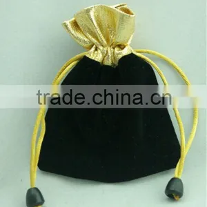 Promotion Newest Drawstring Golden Mouth Velvet Bags thumbnail-1