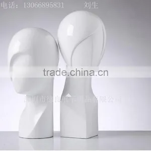 Blue Display Mannequin Heads Store Sell Mannequin Head Hat Display Rack thumbnail-3