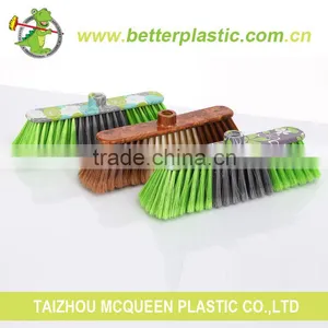 Manufacturer Printing Beauty Design Cleaning Accessories 2293F Sweep Easy Cleaning High Quality Plastic Broom Brush thumbnail-1