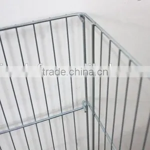 Heavy Duty Collapsible Dump Bin Metal Wire Storage Cage/Basket for Supermarket thumbnail-3