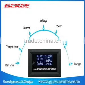 Hot Selling DC Meter Voltage Current Time Power Watt Capacity Panel Meter, Car Battery Tester thumbnail-2