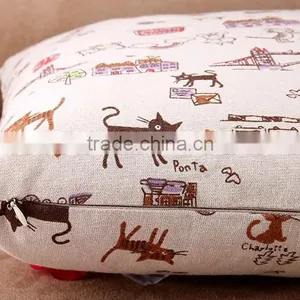 2015 Hot Style Europe Type Cloth Cotton and Linen Pillowcases Creative Home Car Cartoon Cushion Cover thumbnail-6