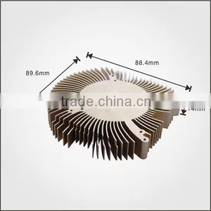 New Extruded Industrial Aluminum VGA Heatsink With Anodizing and CNC Machining thumbnail-2
