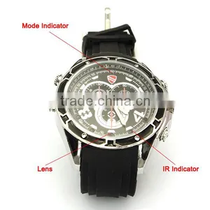 Waterproof 32GB 1080P High Definition IR Spy Night Vision Camera Watch thumbnail-3