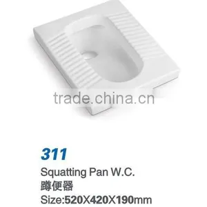 Hot Sale Cheap Price Ceramic Squatting Pan thumbnail-3