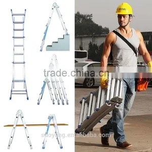 Aluminum Little Giant Ladder, en 131 Multi-purpose Aluminum Ladder 4*3 4*4 4*5 thumbnail-4