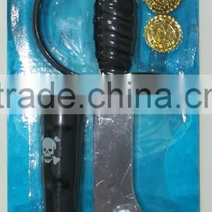 Pirate Set Pirate Knife Sword Toy Pirate Gold Coins thumbnail-1