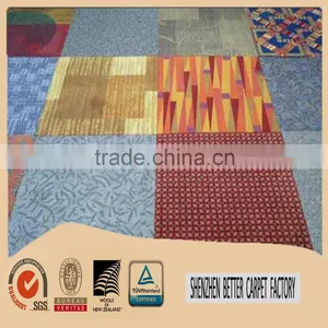 Good Grey Color Fastness Rubber Bottom Nylon Office Carpet Tiles thumbnail-2