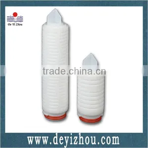 China Manufacturer Hydrophilic PVDF Pleated Filter Cartridge thumbnail-1