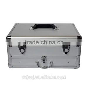 Silver With Various Color Made in China Heavy-duty Aluminum Portable Tool Box thumbnail-1