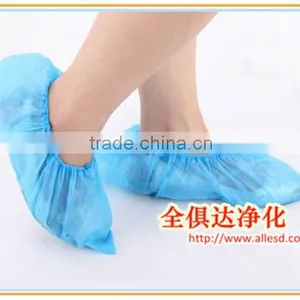 Disposable Protective Blue Non Woven Shoe Cover thumbnail-6