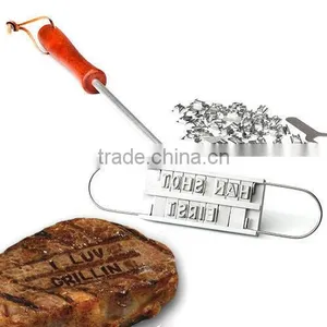 BBQ BURGER BRANDING IRON & CHANGEABLE LETTERS thumbnail-1