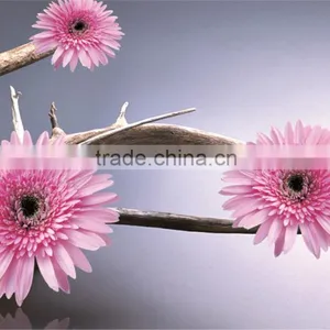Beautiful Flower Design Colorful UV-print Clear Table Mat thumbnail-4