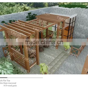 2016 High Quality Outdoor Modern Garden Furniture Pergola Metal thumbnail-1