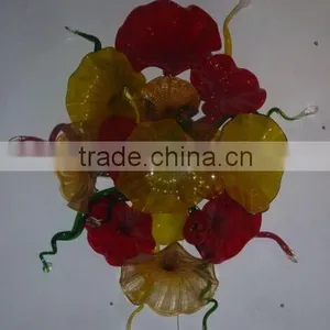 Decorative Hand Blown Art Gallery Glass Coloured Glass Pendant Light thumbnail-1