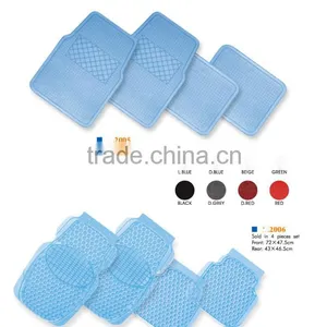 NBR Durable Easy Clean Car Mat Front & Rear 4PC Set Universal PVC Car Mat thumbnail-3
