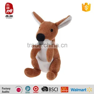 Custom Farm Baby Toddlers Stuffed Plush Animal Kangaroo Toys thumbnail-2