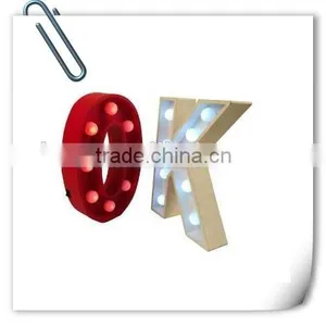 Wood Plastic Composite Material LOVE of Wedding Lights Marquee Letters Light thumbnail-6