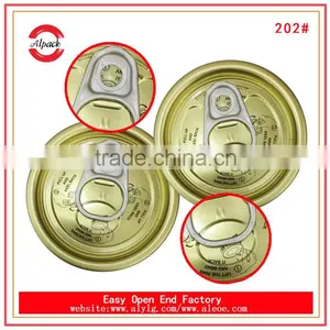 Canned Food Packaging Material 209# Tinplate Easy Open End thumbnail-5