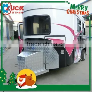 Luxury 2 Horse Camping Horse Float With Caravan Door thumbnail-2