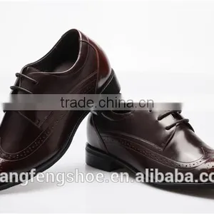 Patent Leather Men Shoes / Retro Brogue Carved Formal Dress Shoes thumbnail-3
