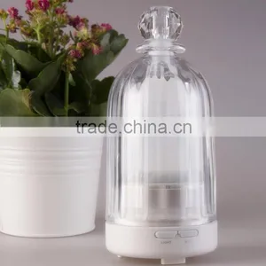 NEWEST GLASS AROMISTER Colorful Glass Aroma Diffuser, Ultrasonic Cool Mist Humidifier thumbnail-3
