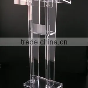 Wholesale Custom Clear Plexiglass Podium for Church thumbnail-1