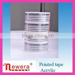 Custom Printed Logo BOPP Gum Binding Cello Tape Roll thumbnail-2