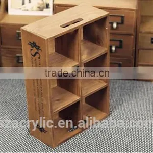 Man Make Multifunction High Quality Customized Wooden Box Without Lid thumbnail-1