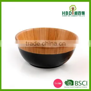 2016 Xiamen HBD- High Quality Wood Bamboo Serving Bowls thumbnail-6