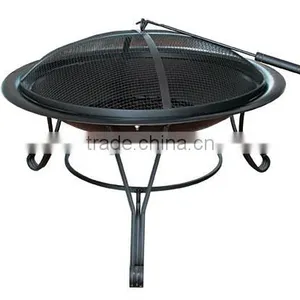 Keyo Hot Sale Outdoor Garden Wood Burning 30" Round Steel Fire Pit thumbnail-1