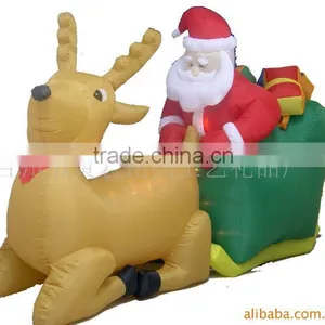 Christmas Santa Sleigh Inflatable thumbnail-1