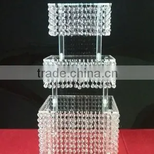 Crystal Clear Acrylic Cake Separators Acrylic Wedding Cake Stand Acrylic Birthday Cake Stand Acrylic Cake Display thumbnail-1
