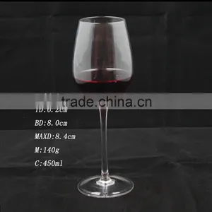 Hand Made Crystal Wine Glass 450 ml Wine Glass Factory China thumbnail-1