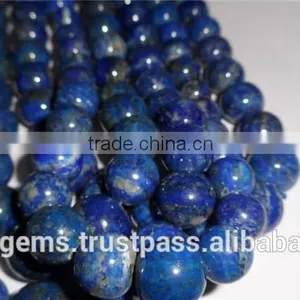 Lapiz Lazulli Round Beads thumbnail-1