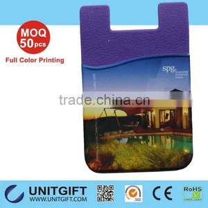Cheap Business 3m Sticker Case With Card Holder for Samsung Galaxy s4 Mini thumbnail-4