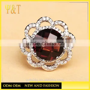Jingli Jewelry Ruby Gemstone Engagement Ring (YJ-824) thumbnail-3