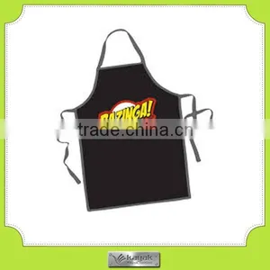 Custom 100 Cotton Silk Screen Printed Aprons With Hook and Loop for Promotional thumbnail-4