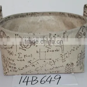 Different Fabric Linen Basket thumbnail-2