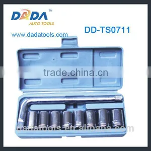 DD-TS0711 11pcs Socket Set,Socket Wrench,Auto Repair Hand Tool thumbnail-1