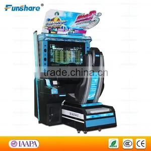 Funshare Popular Coin Operated Car Driving Simulator Arcade Car Racing Game Machine for Sale thumbnail-1
